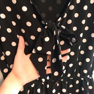 Polka-dot Romper - Size Small